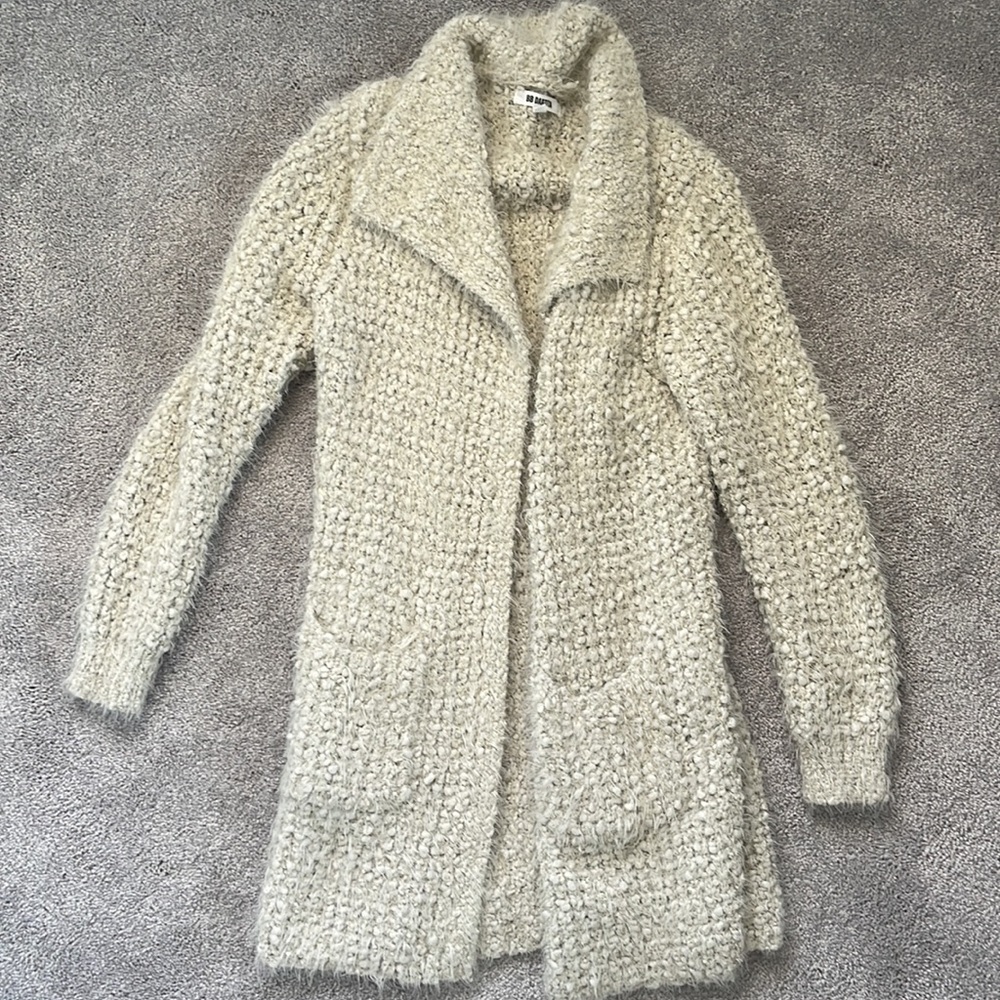 NWOT BB Dakota Beige Cardigan with Pockets